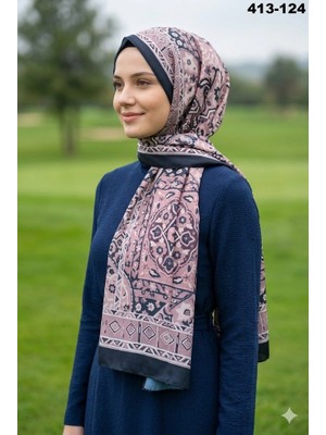 Soft İpek Soft Ipek Etnik Desen Soft Şal 413-124