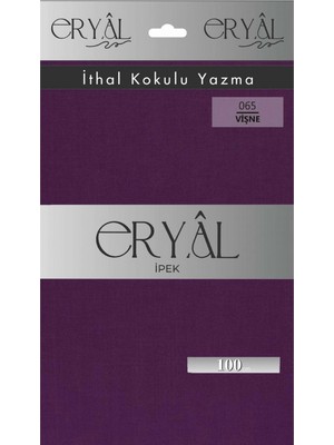 Eryal İpek Yazma Eryal Ipek Düz Renk Poşetli Oyalık Yazma 065 Vişne