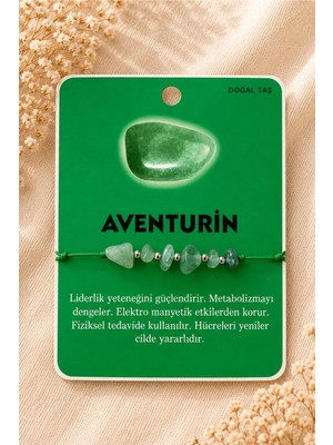 Asterdora Aventurin Doğal Taş Ipli Bileklik