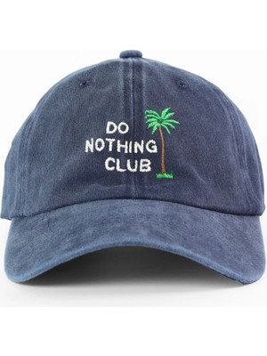 PataCute Do Nothing Club Yıkamalı Şapka