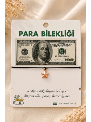 Asterdora Yıldız Figürlü Para Bilekliği