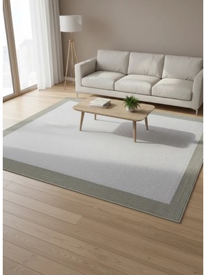 Fenomen Carpet Lotus Koleksiyonu Bordürlü Temizlenebilir Sisal Halı