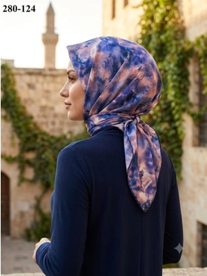 Sharell Desenli Soft Pamuk Eşarp 280-124