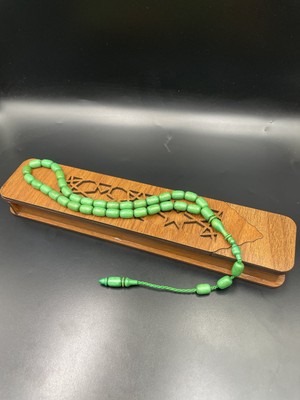 Onurlu Tesbihane El Yapımı Şimşir Tespih – 11X7 mm