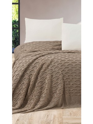 Doux Home Collection Doux Home Dilara Desen Triko Yatak Örtüsü 220 x 240