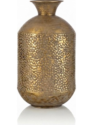 Panalı PNL-MG118 M Metal Dekoratif Vazo 38 x 22 cm