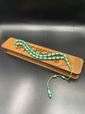 Onurlu Tesbihane El Yapımı Şimşir Tespih – 11X7 mm