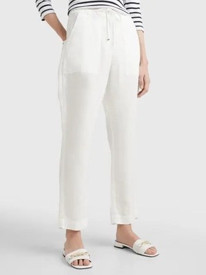 Tommy Hilfiger Boyfıt Cas Lınen Pull On Pant