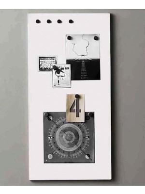 Dünya Magnet Mıknatıslı Beyaz Pano, 30X70 Cm, Dekoratif Magnet Panosu