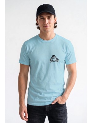 Unisex Regular Fit %100 Pamuk Bisiklet Yaka Premium Baskı Tişört