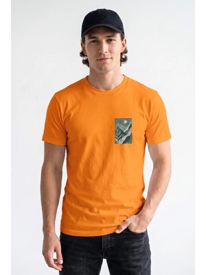 Unisex Regular Fit %100 Pamuk Bisiklet Yaka Premium Baskı Tişört