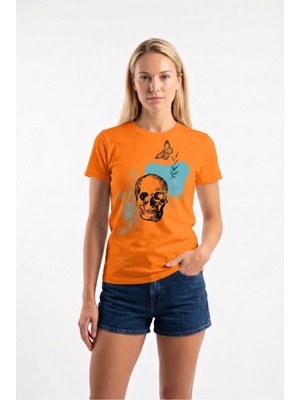Unisex Regular Fit %100 Pamuk Bisiklet Yaka Premium Baskı Tişört