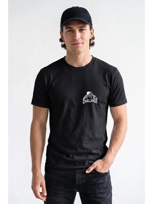 Unisex Regular Fit %100 Pamuk Bisiklet Yaka Premium Baskı Tişört