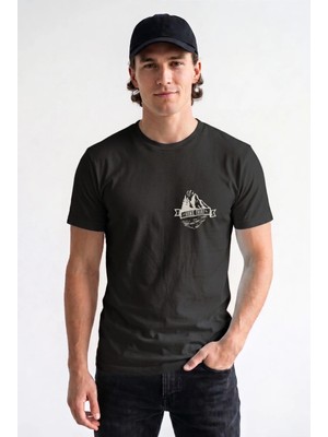Unisex Regular Fit %100 Pamuk Bisiklet Yaka Premium Baskı Tişört