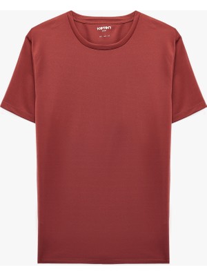 Koton Regular Fit Kısa Kollu Bisiklet Yaka Basic Spor Tişört