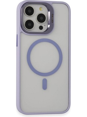 Mestore Joko Apple Iphone 15 Pro Max Kılıf Roblox Lens Magsafe Standlı Kapak - Lila
