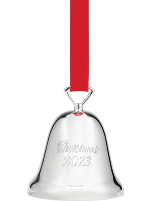 Reed & Barton 2023 Silverplate Christmas Yıllık Çan, 0.31, Metalik