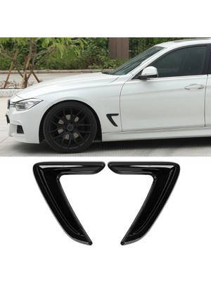 sbodurhome Bmw Tip Çamurluk Havalandırma Venti Kısa Parlak Siyah NKT98