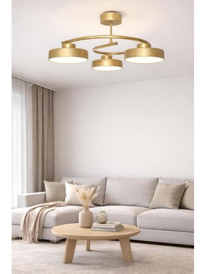 Dönence LED Eskitme Renk Modern Tasarım Enerji Tasarruflu Üç Renk Işık Ledli Dekoratif Avize S