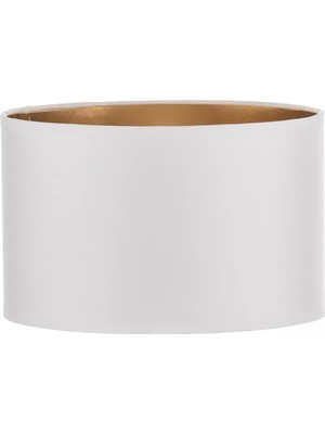 Levaillant Krem Lambader Şapka & Başlık - Içi Gold Kaplama, 40 cm Çap, 25 cm Yükseklik - Öze