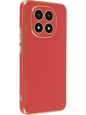 Mestore Xiaomi Redmi Note 14 Pro 4g Kılıf Volet Silikon - Kırmızı