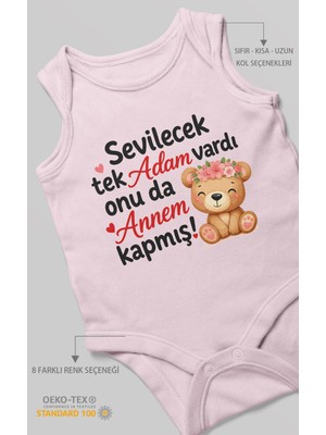 Morivo Kids Anneye Özel Sıfır Kollu Bebek Zıbını %100 Pamuk