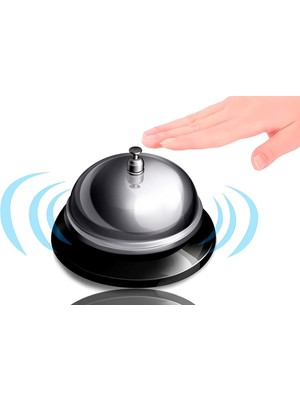 B&f Otel Resepsiyon Bell Masa Zili Servis Çanı Servis Çanı Klasik Çelik Servis Çağrıları I�
