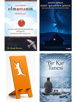 Butik Mükemmel Olmamanın Hediyeleri - Brene Brown + Kuzey Işıklarının Şarkısı + Telefon Tutucu + Bir Kar Tanesi