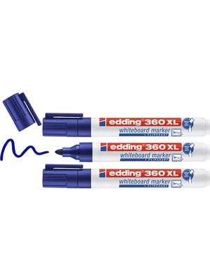 Edding 360 Xl Beyaz Yazi Tahtasi Kalemi, Mavi