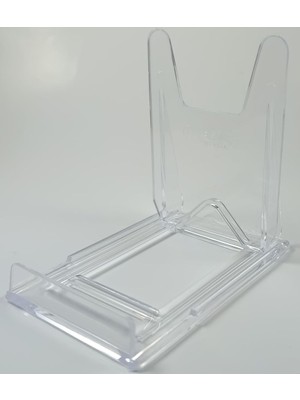 Pleksi Ürün Teşhir Ayağı Sürgülü Stand 105X90X65MM Çerçeve Tabak Telefon Tıraş Makinesi Şövale (1 Adet)