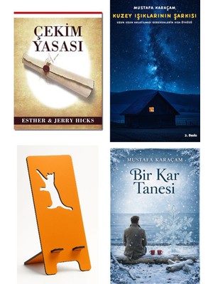 Butik Çekim Yasası - Esther Hicks + Kuzey Işıklarının Şarkısı + Telefon Tutucu + Bir Kar Tanesi