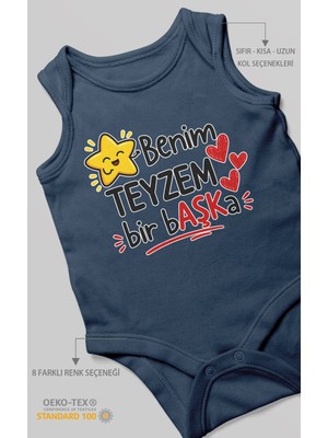 Morivo Kids Benim Teyzem Bir Başka! Sıfır Kollu Bebek Zıbını %100 Pamuk