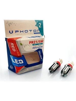 Photon P21/5W Red (Kırmızı) Exclusive Serisi PH7216 R Ex