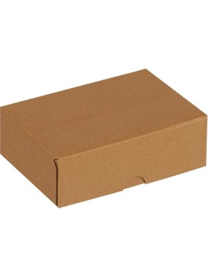 17X12,5X5,5-25 Adet Kesimli Karton Kutu - Internet ve Kargo Kutusu
