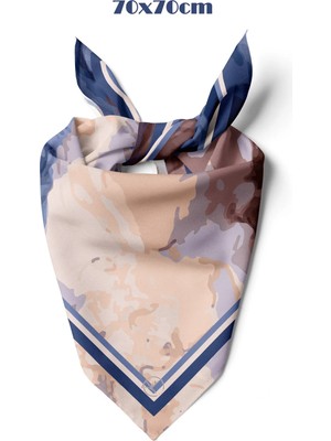 Tua İpek Vena Desen 70*70CM Bandana/fular