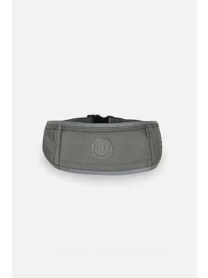 Icone Koşucu Bel Çantası, Reflektörlü, Haki, Paraşüt Kumaş, Ön Cepli, Unisex Spor Fitness Gym Çantası (Haki)