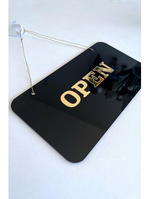 Open/closed Kapı Tabelası – Tüm Işletmeler Için Şık ve Sade Tasarım