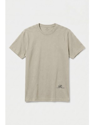 Tommy Life Bej Standart Fit Baskılı Kısa Kollu Erkek T-Shirt - 88440