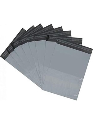Cepli Gri Kargo Poşeti 1000 Adet, 24 cm x 30 cm x 5 cm
