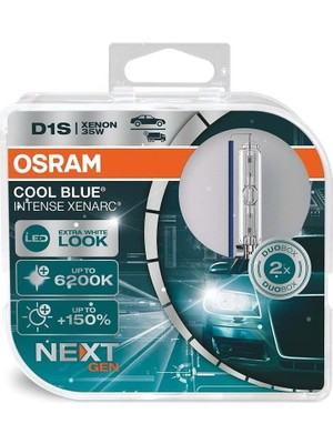 Osram D1S Cool Blue Intense Xenarc (Next Gen) 6200K Beyaz Işık (Takım - 2 Adet)