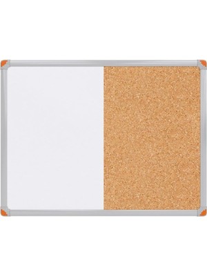 Cengo Çift Fonksiyonlu Alüminyum Çerçeve Mantar Pano ve Yazı Tahtası 30X45 cm