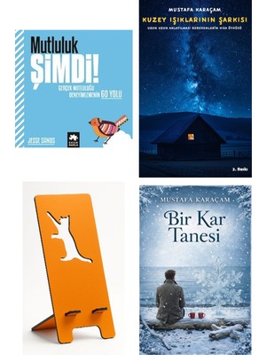 Eksik Parça Yayınları Mutluluk Şimdi! Gerçek Mutluluğu Deneyimlemenin... - Jesse Sands + Kuzey Işıklarının Şarkısı + Telefon Tutucu + Bir Kar Tanesi