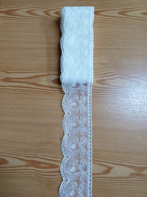 Dantelim Tül Dantel Güpür - Eni 7 Cm. x  9 Mt.