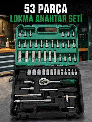 Sepetopia Çok Uçlu ve Farklı Ölçülü 53 Parça Alet Seti