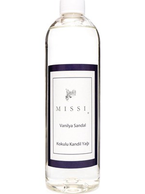 400 ml Vanilya Sandal Kokulu Kandil Yağı