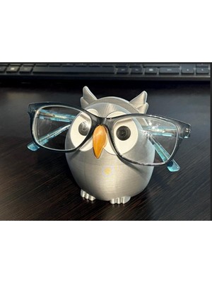 Baykuş Tasarımlı Gözlük Standı – Dekoratif Gözlük Tutucu & Organizer - Owl Glasses Holder