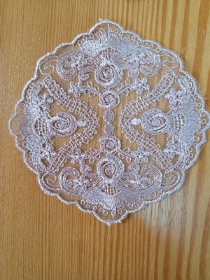 Dantelim Tül Motif Güpür - 12 Adet (1 Paket)