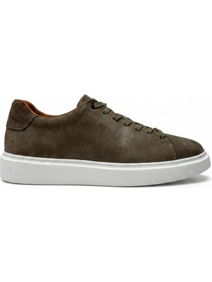By Barretti Sütlü Kahverengi Süet Büyük Numara Sneaker