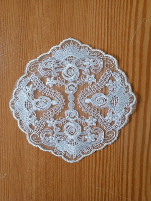 Dantelim Tül Motif Güpür - 12 Adet (1 Paket)