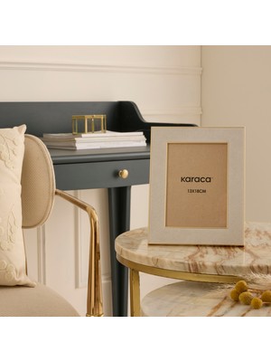 Karaca Home Revel Frame Beige 13X18 cm